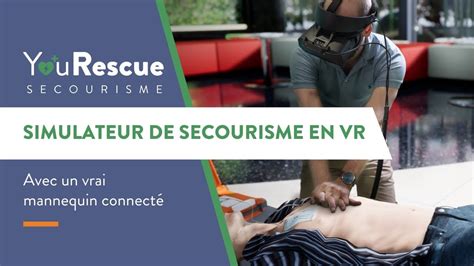 Simulateur De Secourisme En R Alit Virtuelle Avec Un Vrai Mannequin