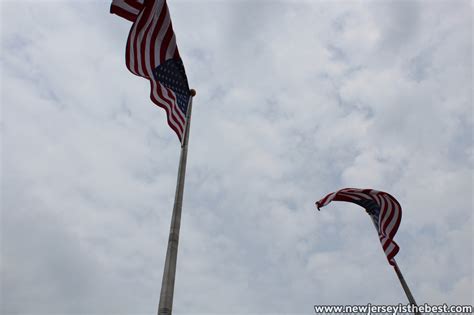 Flags in the Flag Plaza at Liberty State Park – New Jersey is the Best