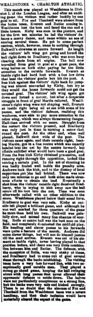 Wealdstone FC History Wealdstone 0 1 Charlton Athletic Reserves