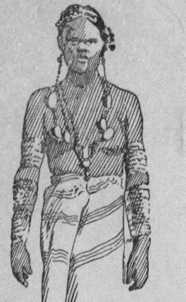 An Old Drawing of a Tinguian Woman at the St Louis World's Fair