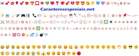 Caracteres Especiais S Mbolos Emojis Caracteresespeciais Net