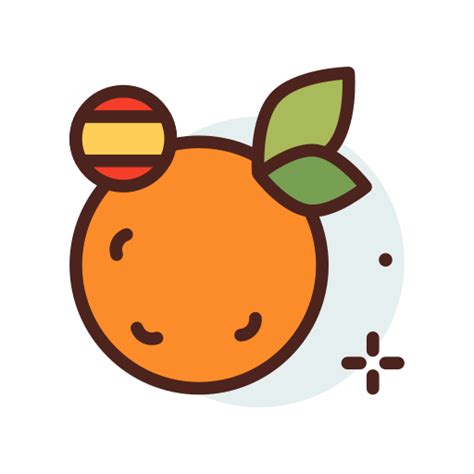 Orange Darius Dan Lineal Color Icon