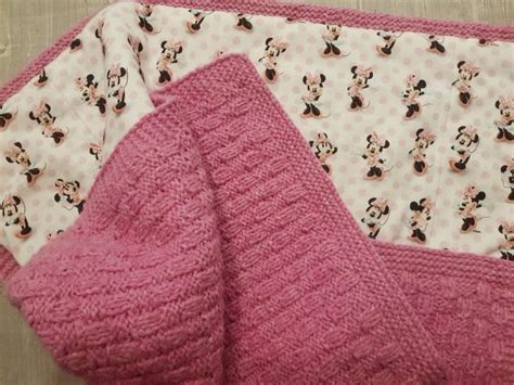 Handgestrickte Babydecke Aus Kuscheliger Wolle Decke Stricken Baby