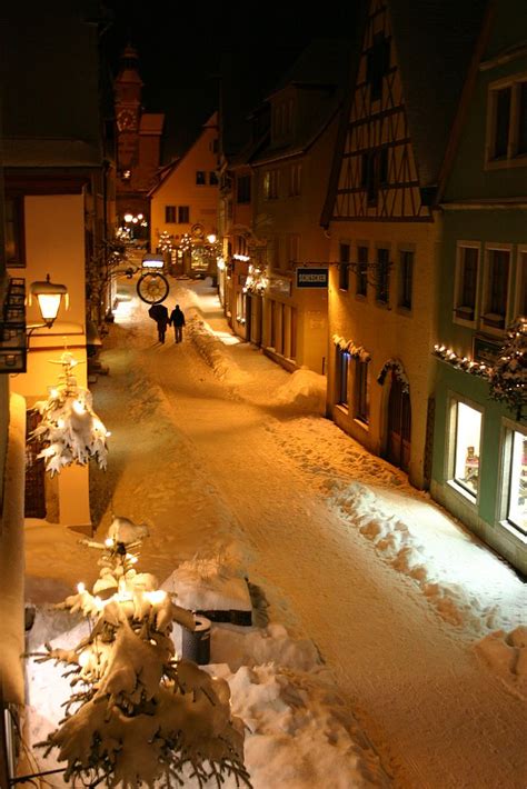 Rothenburg als Wintermärchen