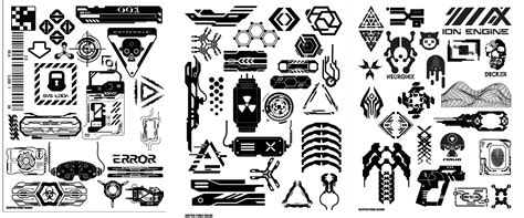 Cyberpunk Scifi Futuristic Svg Digital Bundle Etsy