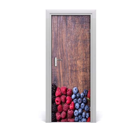 Autocollant De Porte Fruits Des Bois Tulup Fr