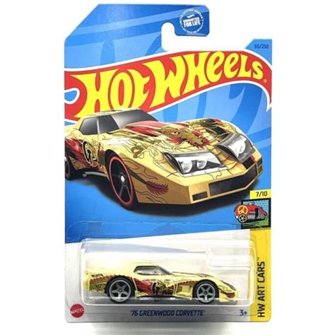 Hot Wheels 76 Greenwood Corvette Shopee Malaysia