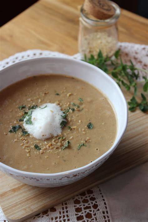 Maronen Steinpilz Cremesuppe Basenfasten