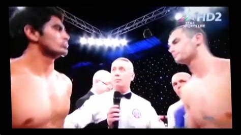 Vijender Singh Vs Andrzej Soldra 13th May Pro Boxing 2016 Youtube