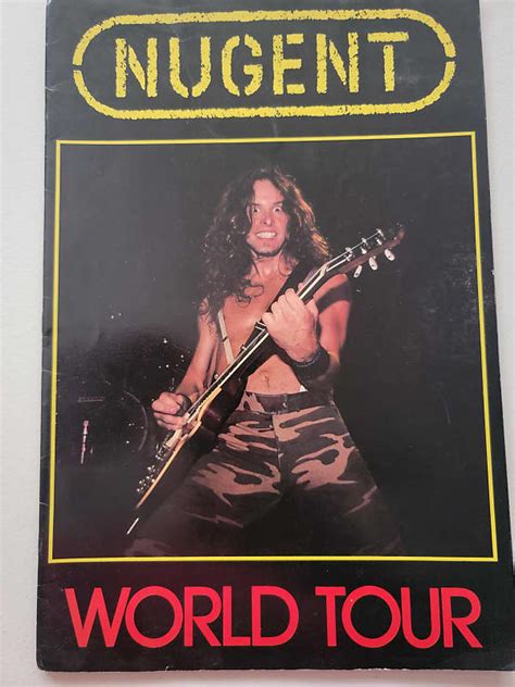 Ted Nugent Nugent 1982 Tour Program Reverb