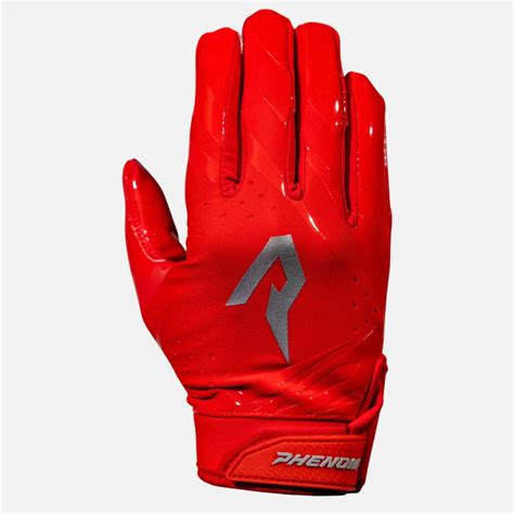 Phenom Elite Red Football Gloves Vps5