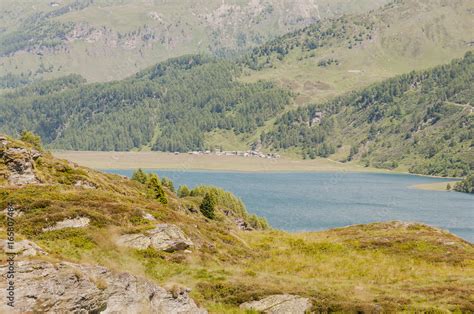 Maloja Via Engiadina Wanderweg Höhenweg Silsersee Isola