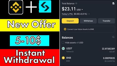 Binance Bitget New Offer Instant 5 10 Income Instant Withdrawal