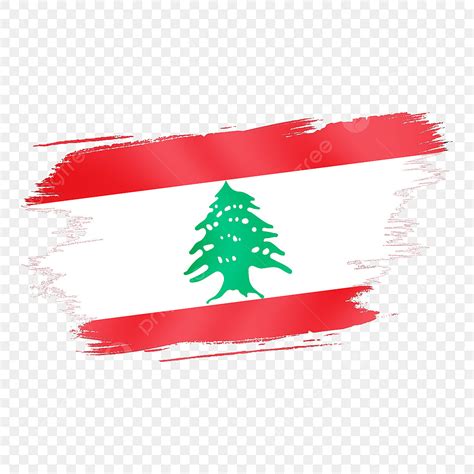 Lebanon Flag Clipart PNG Images Watercolor Or Torn Flag Of Lebanon