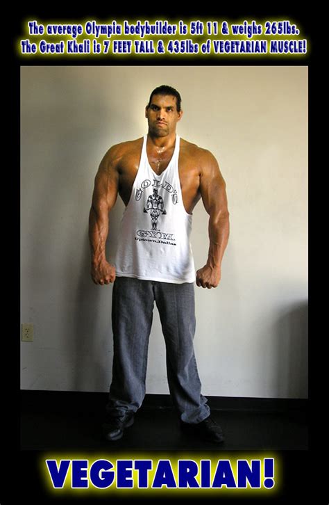 Vegetarian Is Worlds Biggest Bodybuilder No Meat Protein Khali Golds