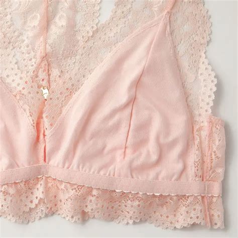 New Design Sexy Soft Cup Lace Bralette Vest Brief Set Girls Underwear Women Lingerie Buy