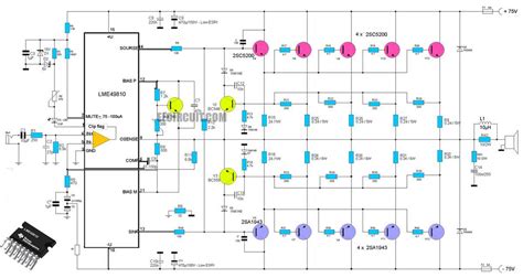 Simple Amplifier Circuit with 2SC5200 and 2SA1943