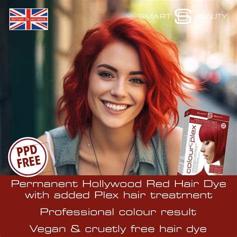 hair dye permanent red