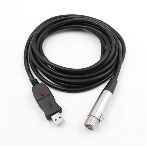 M Usb Male To Xlr Female Microphone Usb Mic Link Cable New Lazada Ph