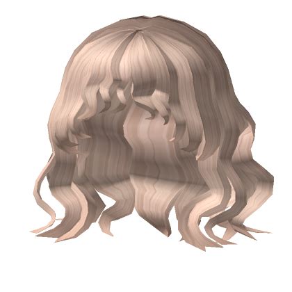 Curly Hair Bangs In Blonde Roblox