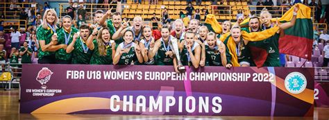 Lithuania Wins The Fiba U Women S European Championship Sportshistori