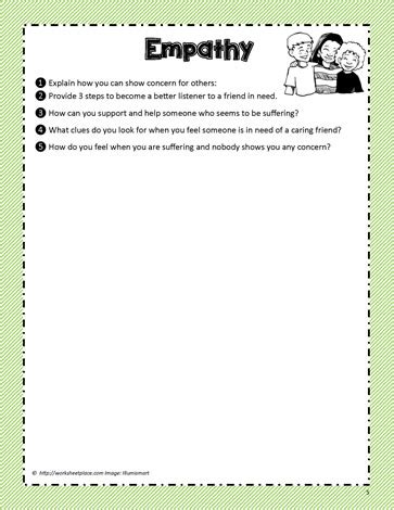 Empathy Activity Worksheets