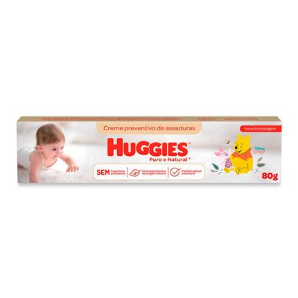 Creme Preventivo De Assaduras Huggies Puro E Natural 80g