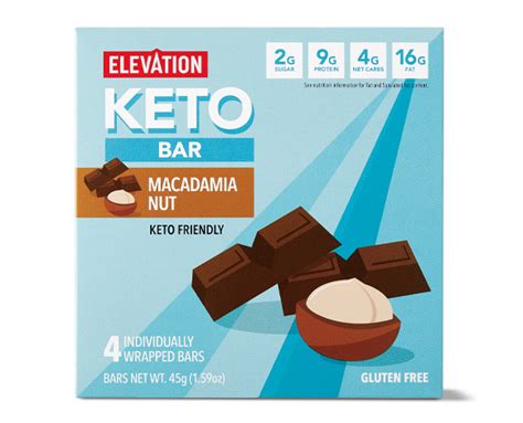 Strawberry Nut Or Macadamia Nut Keto Bars Elevation ALDI US