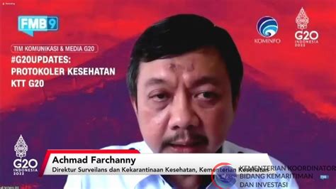 Pemerintah Tetapkan Protokol Kesehatan Ktt G