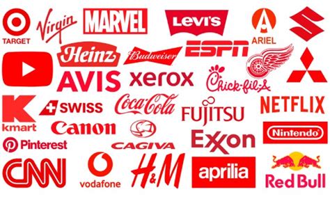 7 brands with a red logo: why they chose this color