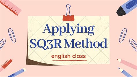 Practicing Sq3r Method Critical Reading 3a English Education