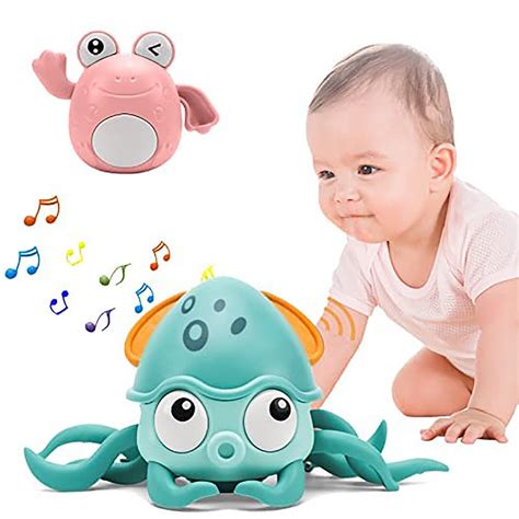 Charging Model Crawl Animal Baby Toys With Lights And Music Interactive ...