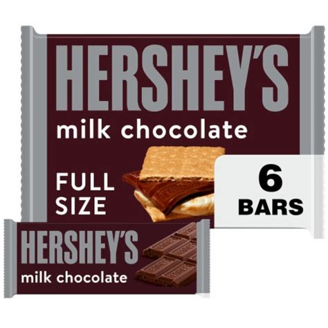 Hersheys Milk Chocolate Smores Candy Bars 6 Ct 155 Oz Harris Teeter