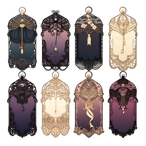 Premium Photo Luxury Lingerie Tag Card Silk Fabric Intricate Lace Details D Vector Design