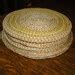 Vintage Straw Woven Hot Pads Trivets Coasters Etsy