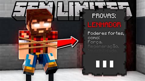 Acabei Os Poderes Do Lenhador Minecraft Sem Limites Youtube