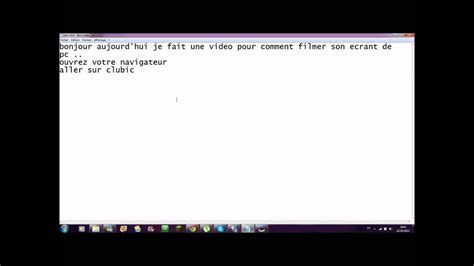 Tuto Comment Filmer Son Ecrant De Pc Youtube