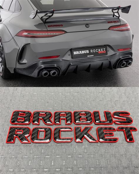 Brabus Rocket Gt 900 Emblem Badge Exterior X290 AMG