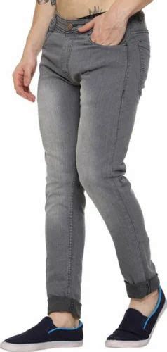 Regular Fit Faded Men Grey Denim Jeans At Rs Piece In New Delhi