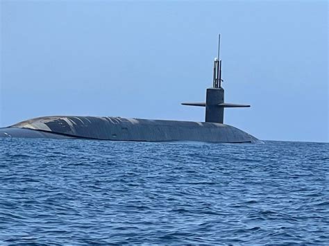 CENTCOM Commander embarks USS West Virginia Ballistic Missile Submarine ...