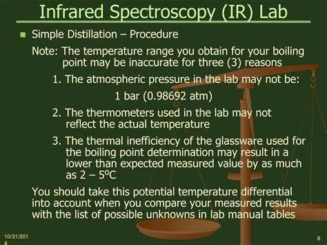 Ppt Infrared Spectroscopy Ir Lab Powerpoint Presentation Free