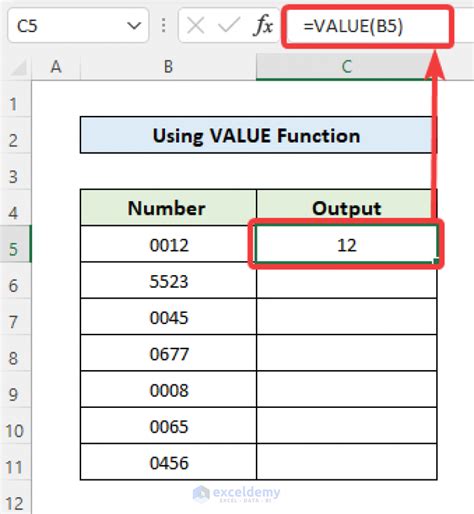 How To Remove Zeros In Front Of A Number In Excel 6 Easy Ways