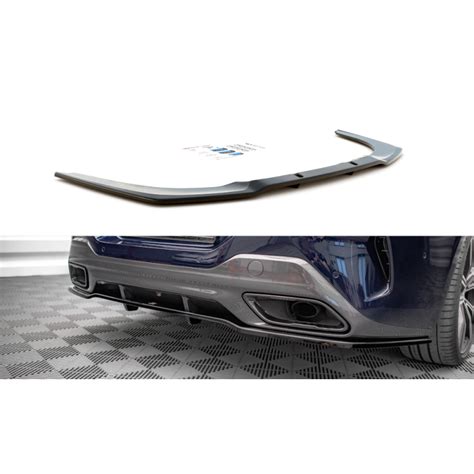 Maxton Design Central Arriere Splitter Avec Une Barre Verticale BMW 8