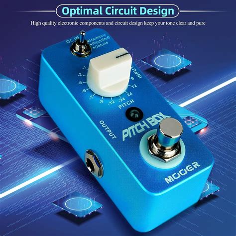 Mooer Pitch Guitar Effect Pedal Harmony Pitch Shift Detune Effects