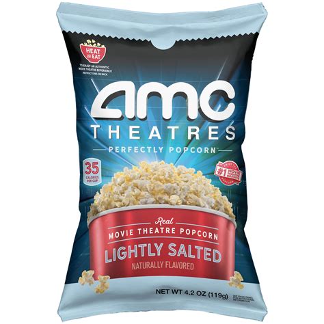 Amc Theatres Ready To Eat Popcorn Lightly Salted