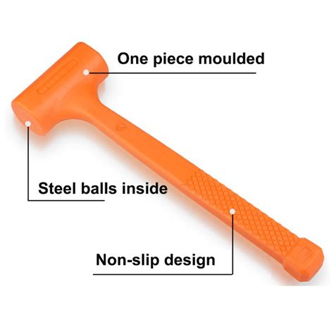 Dead Blow Hammer Shockproof No Rebound Rubber Mallet