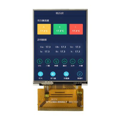 2 4 Inch TFT LCD Display Manufacturer China ILI9341 Driver IC 400 Nits