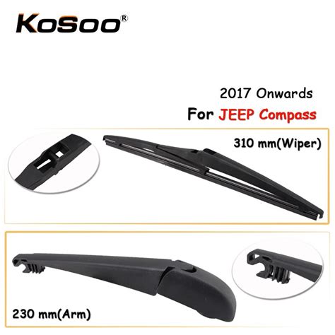 Kosoo Auto Rear Car Wiper Blade For Jeep Compass310mm 2017 Onwards Rear Windshield Wiper Blades