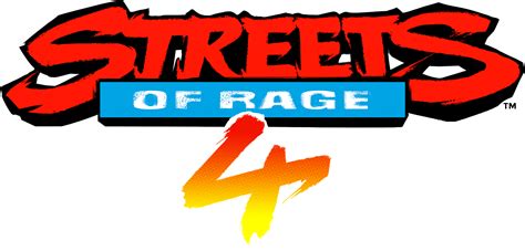 Streets of Rage 4 Logo - Marooners' Rock