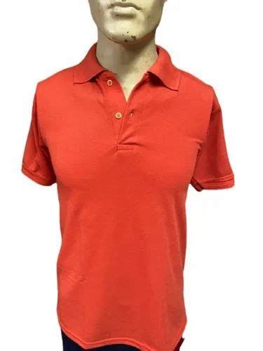 Matty Half Sleeve Mens Plain Collar T Shirt Rs 100 Aggarwal Fabrics